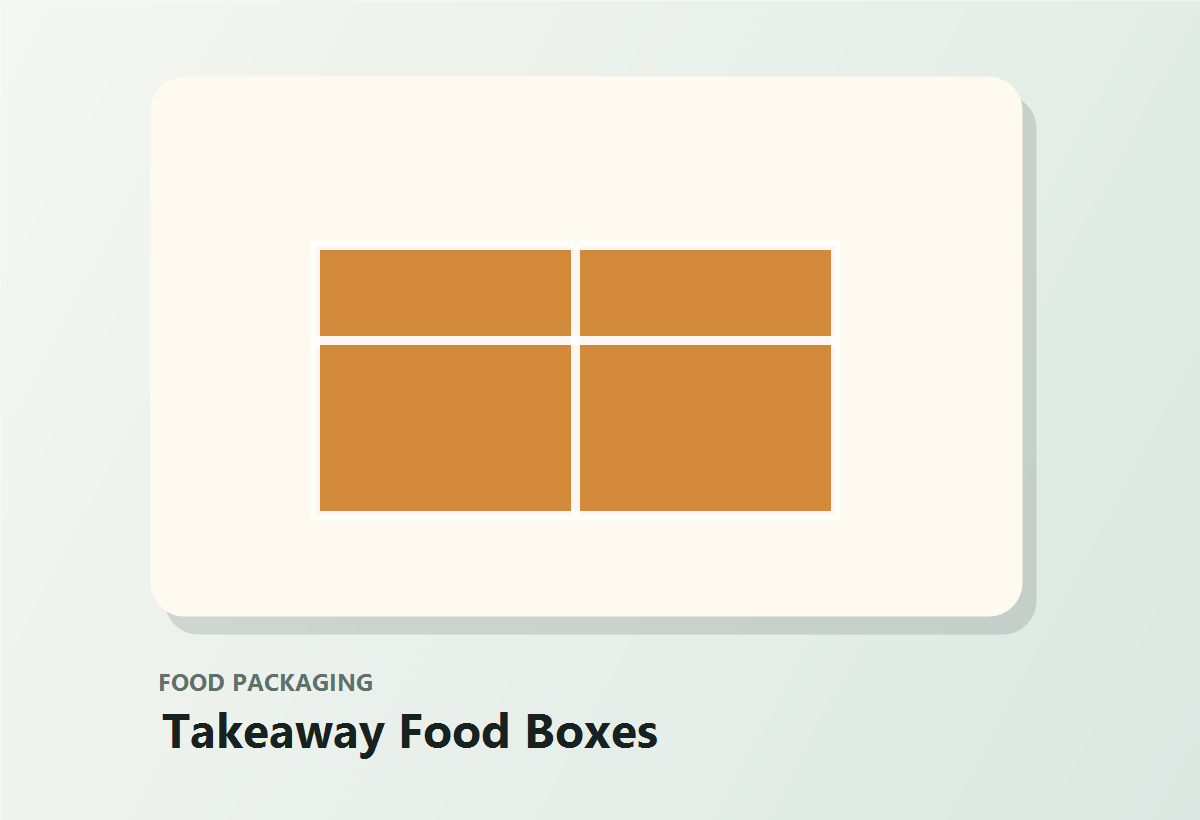 Takeaway Food Boxes